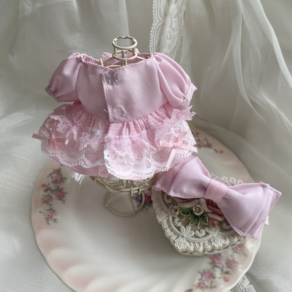 さくらんぼの春色ドレス いつぬい ぬい服