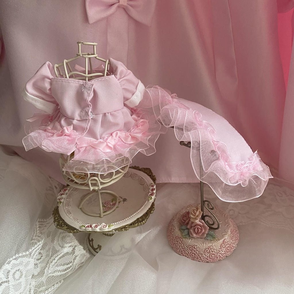 メルヘンリボンドレス ぬい服 いつぬい ヘッドドレス