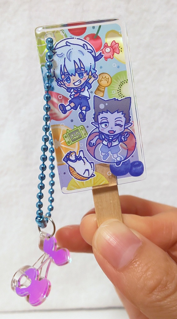ぷちアイス アクリルキーホルダー(Sサイズ)