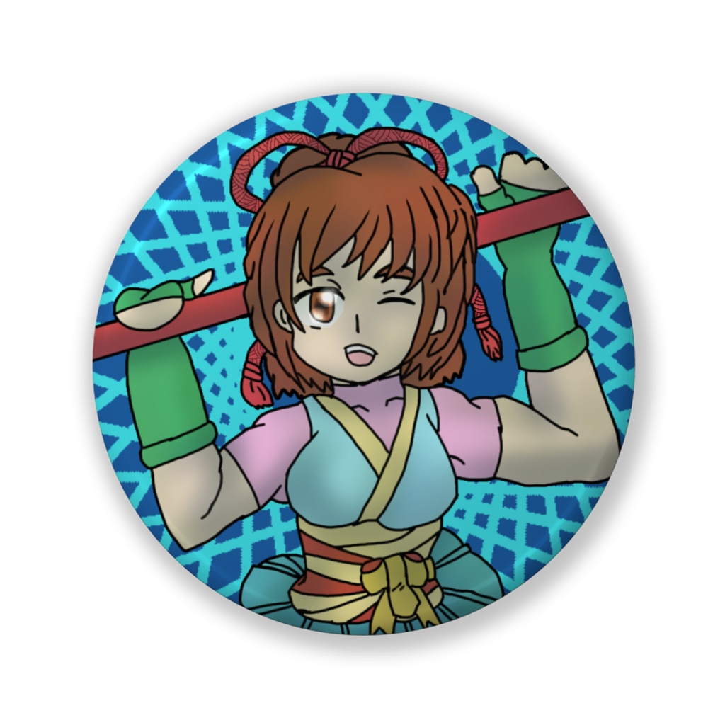 水神七瀬ちゃん缶バッジ
