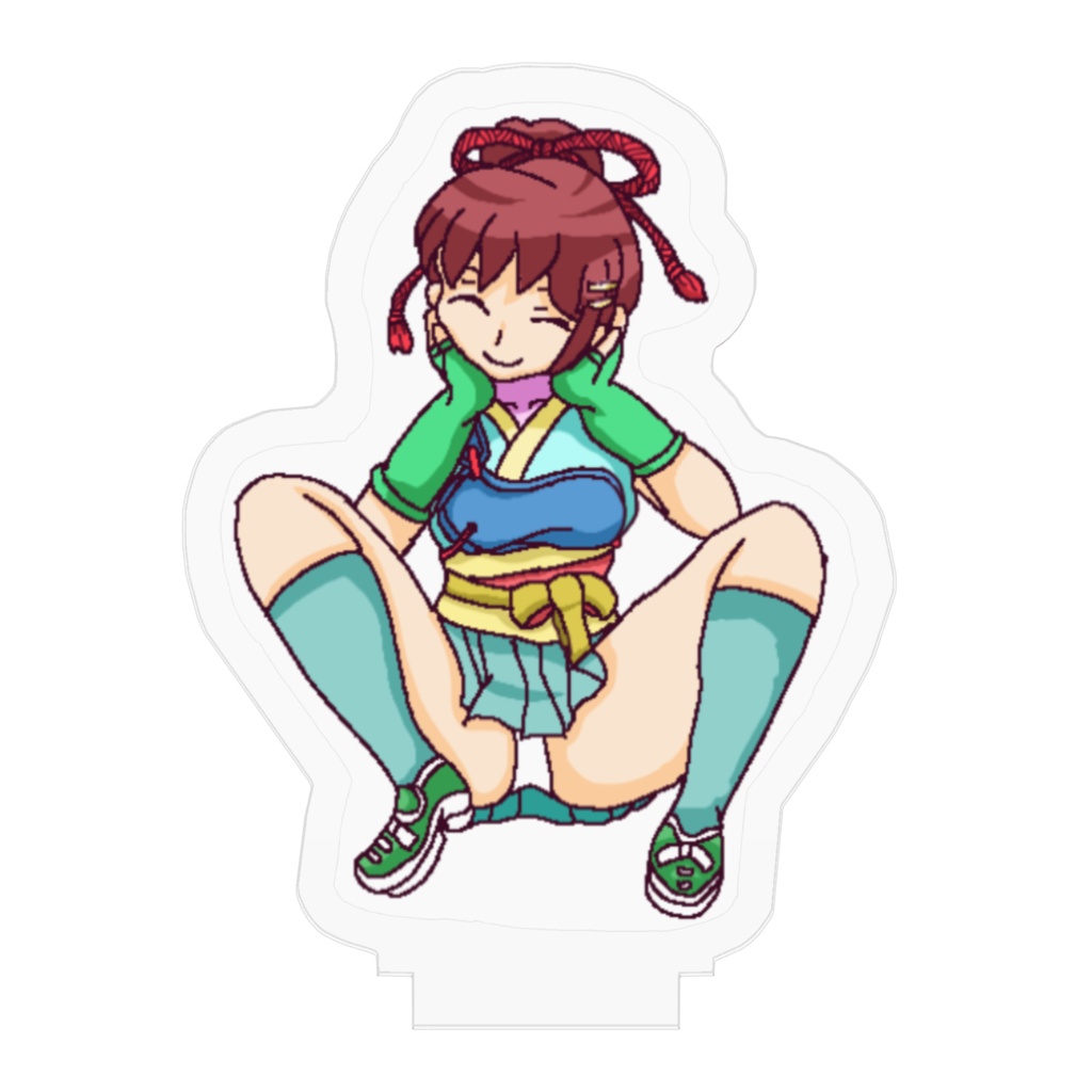 水神七瀬ちゃんおすわり!アクスタ改