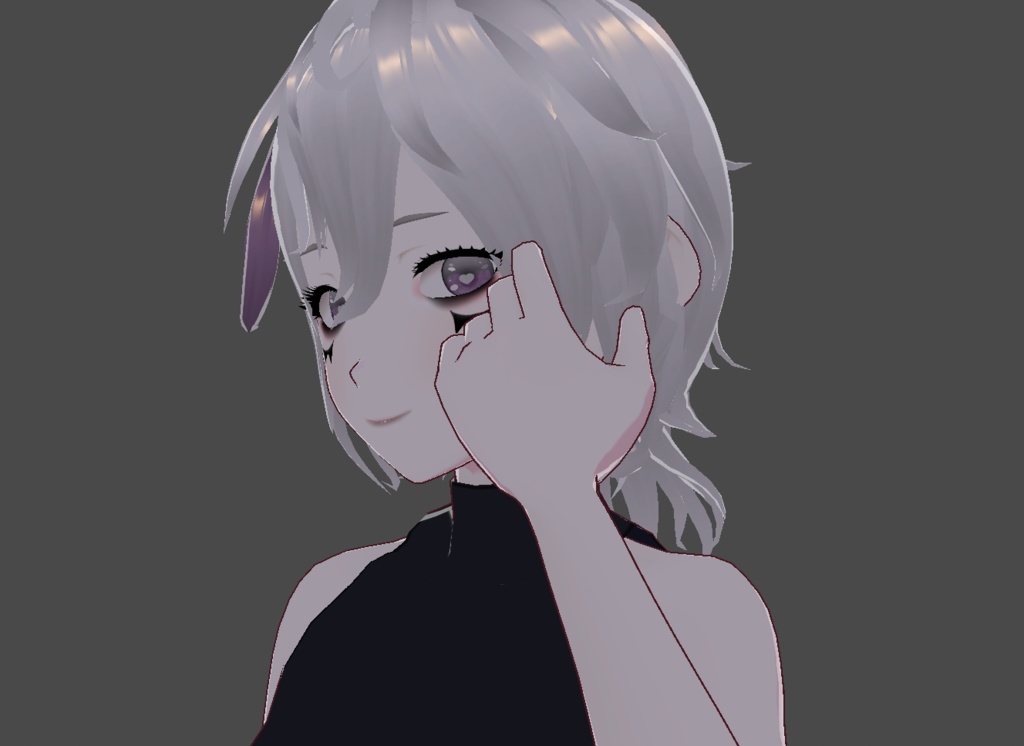 ⋆。゚☁︎☾ ゚。⋆Dark Vroid makeup⋆。゚☁︎☾ ゚。⋆ ( Black )