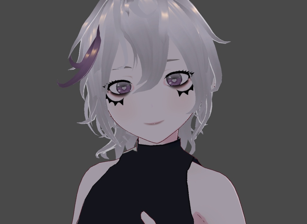 ⋆。゚☁︎☾ ゚。⋆Dark Vroid makeup⋆。゚☁︎☾ ゚。⋆ ( Black )