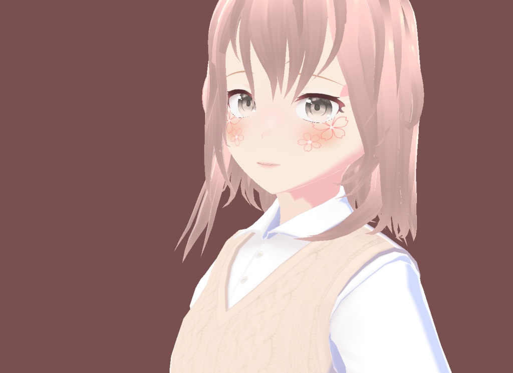 ✧・゚: Great Sakura Vroid Makeup :・゚✧ (Pink)