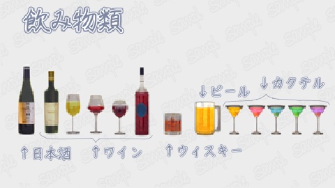 晩酌配信用背景セット・BAR