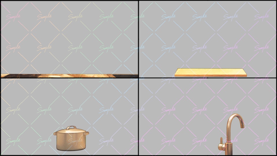 料理・台所・キッチン・配信部屋( VTuber向け)