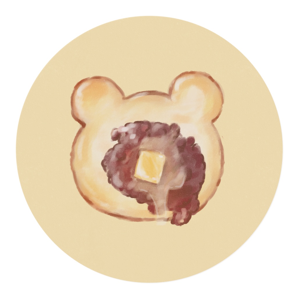 くまトーストマスキングテープ