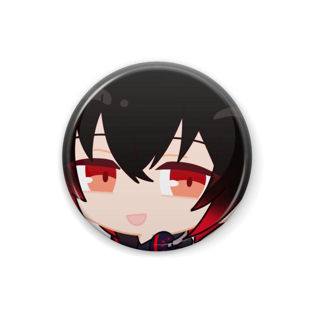 黒霧にいろ 缶バッチ