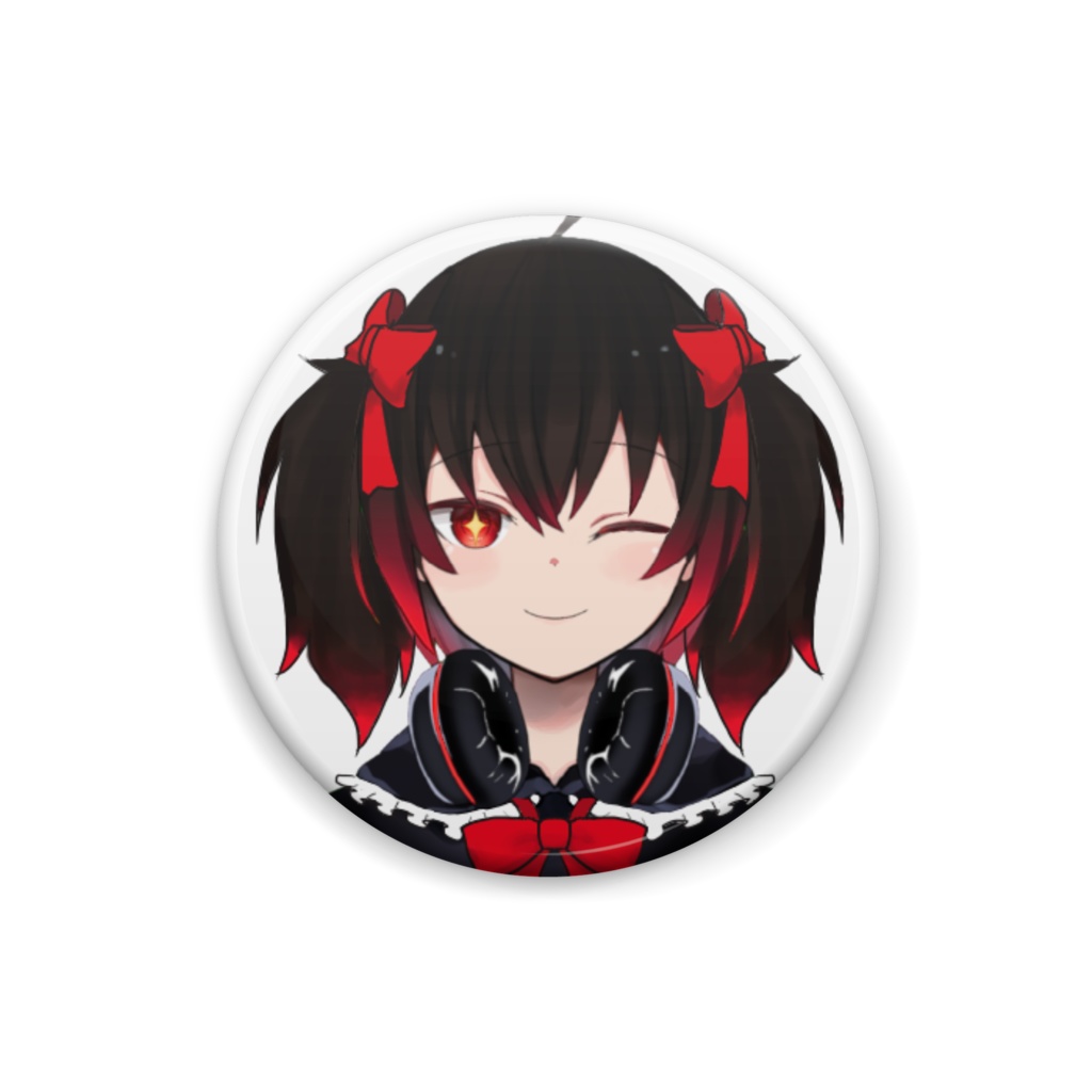 黒霧にいろVersion♀ 缶バッチ