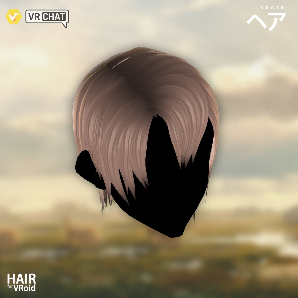 VRoid Hair [VRoid用ヘアプリセット + Special Texture]  - Hideaki