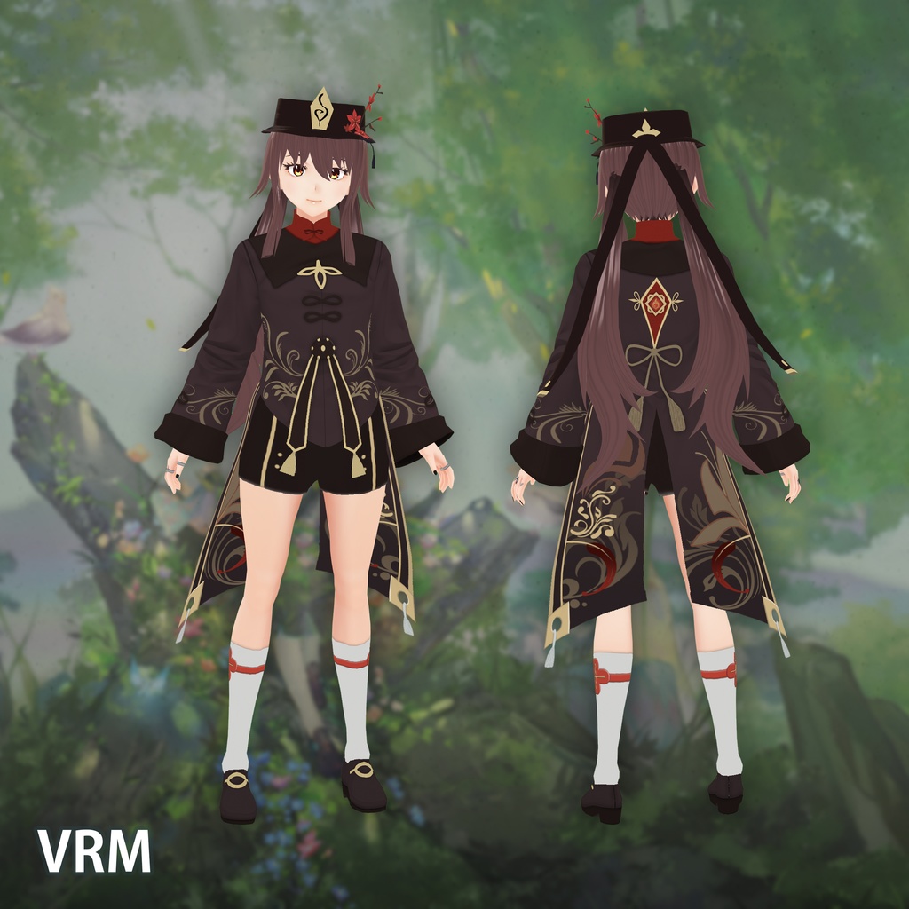 【VRoidVRMモデル】Hu Tao - Genshin Impact