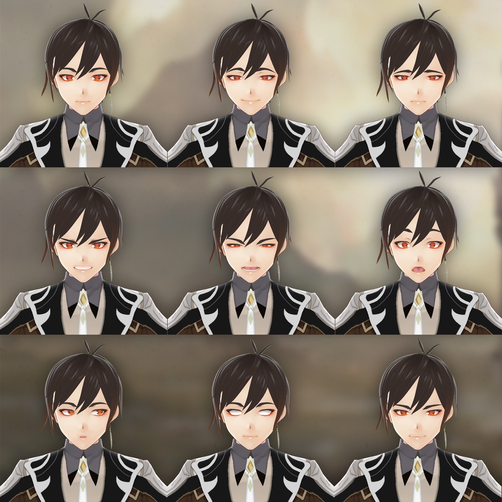 【VRoidVRMモデル】Zhongli - Genshin Impact