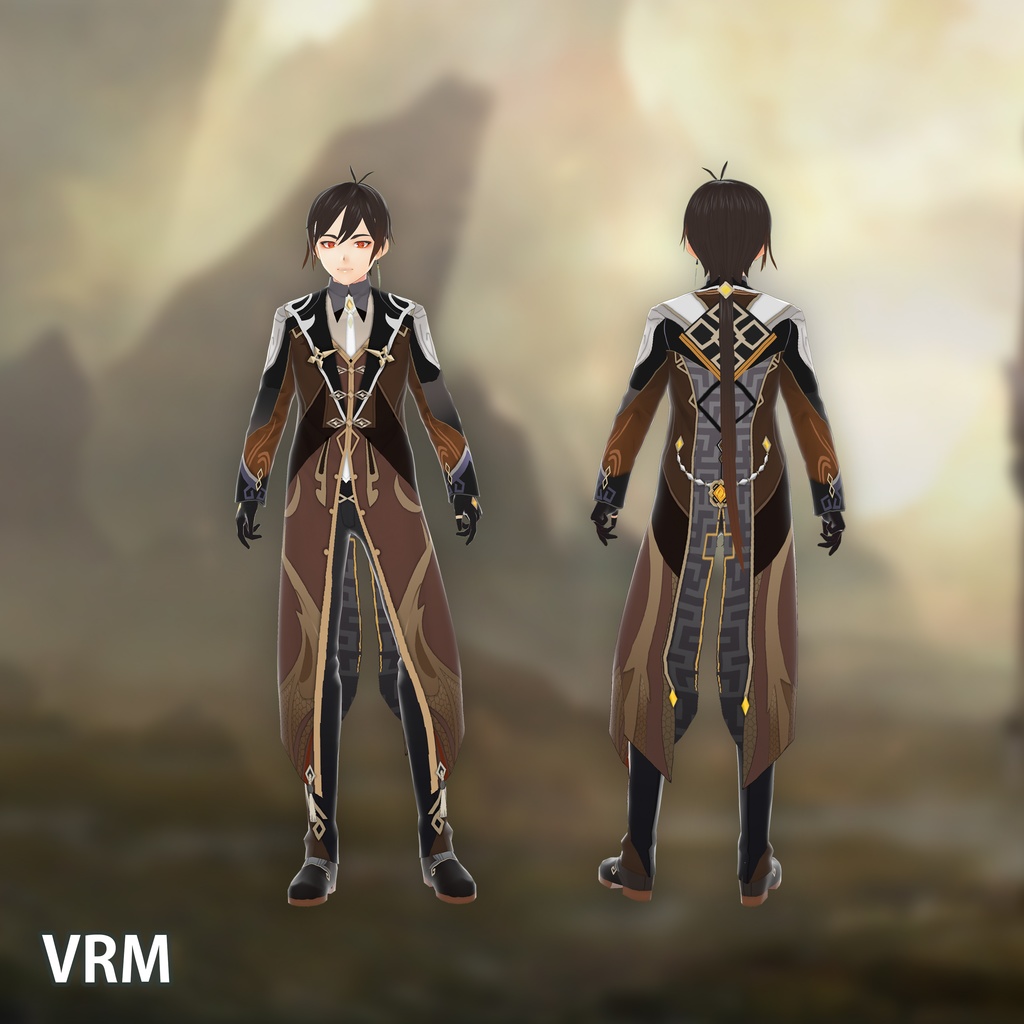 【VRoidVRMモデル】Zhongli - Genshin Impact