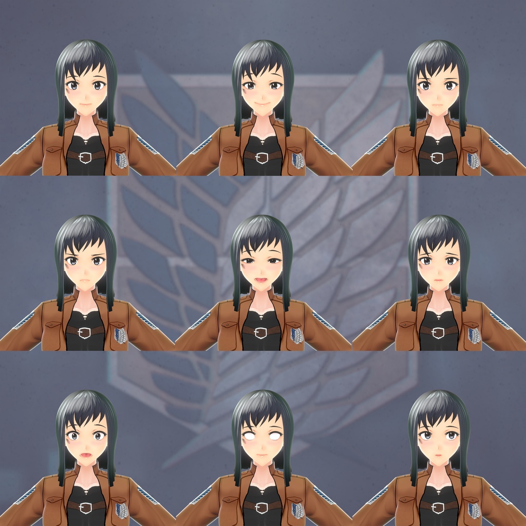 【VRoidVRMモデル】Attack On Titan - Kirei