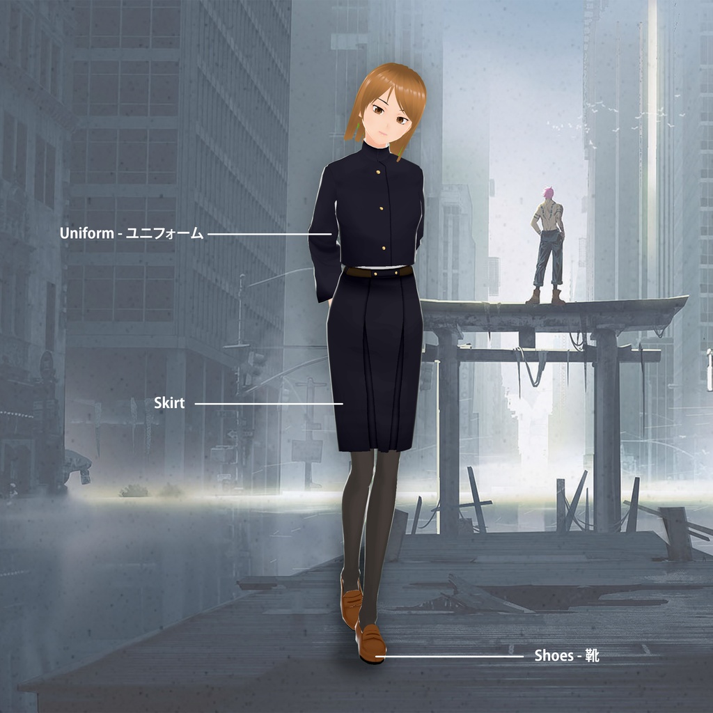 【VRoid Uniform】ユニフォーム Version Jujutsu Kaisen - Nobara