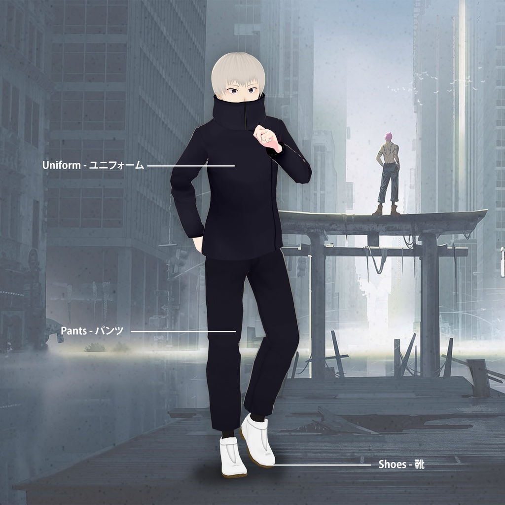 【VRoid Uniform】ユニフォーム Version Jujutsu Kaisen - Toge Inumaki