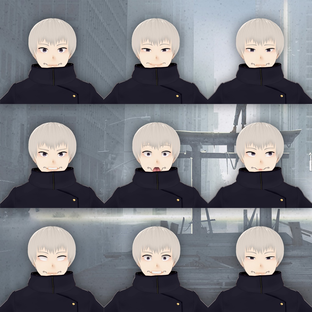 【VRoidVRMモデル】Toge Inumaki - Jujutsu Kaisen