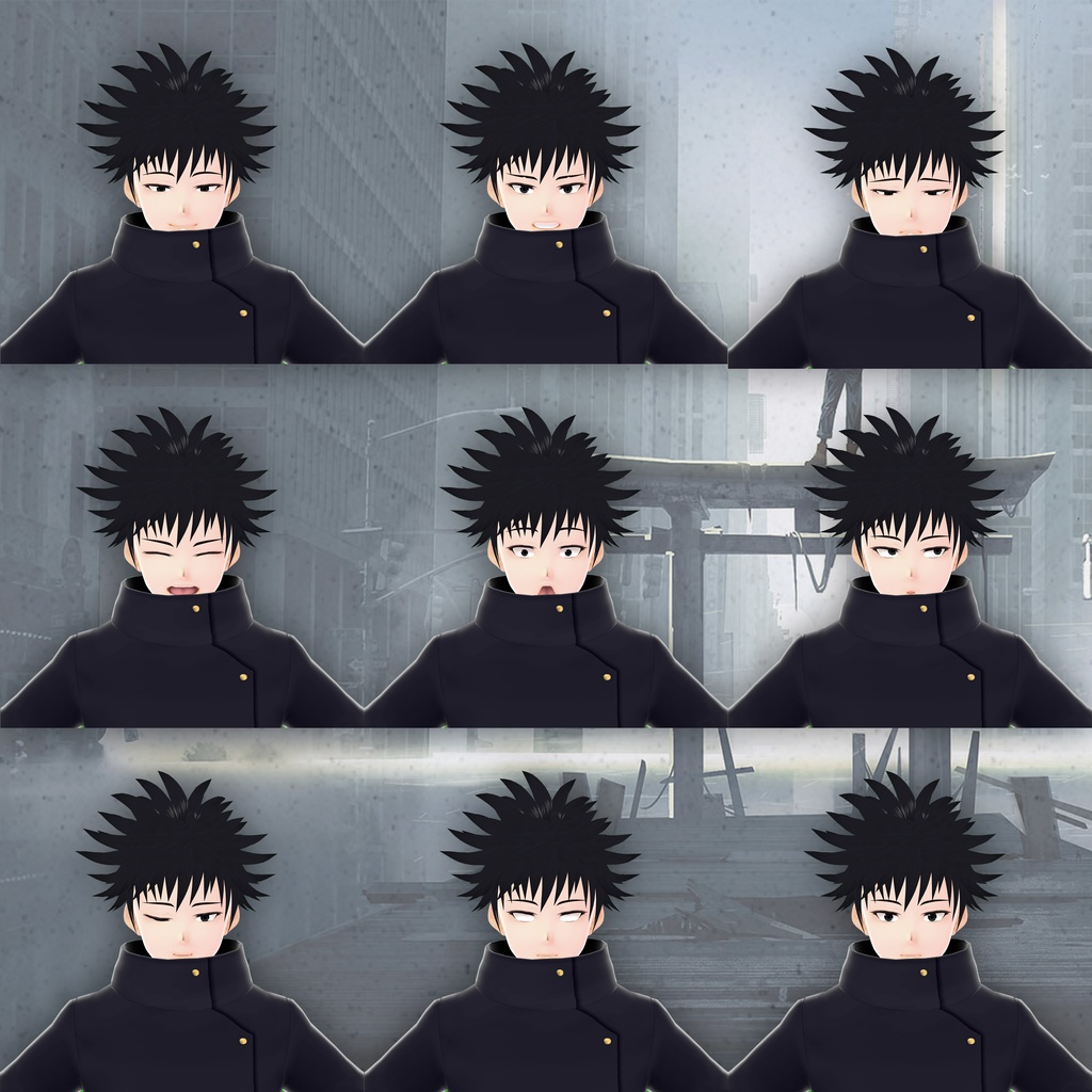 【VRoidVRMモデル】Megumi Fushiguro - Jujutsu Kaisen