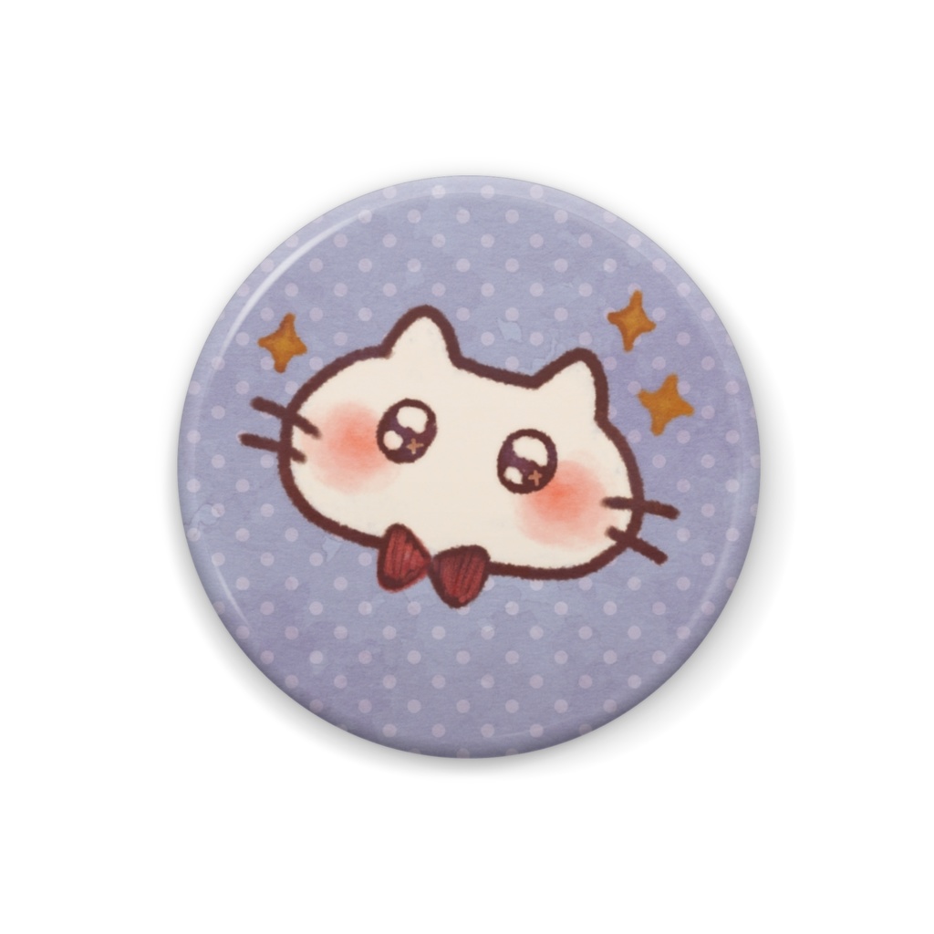 きらきらネコチャン缶バッジ