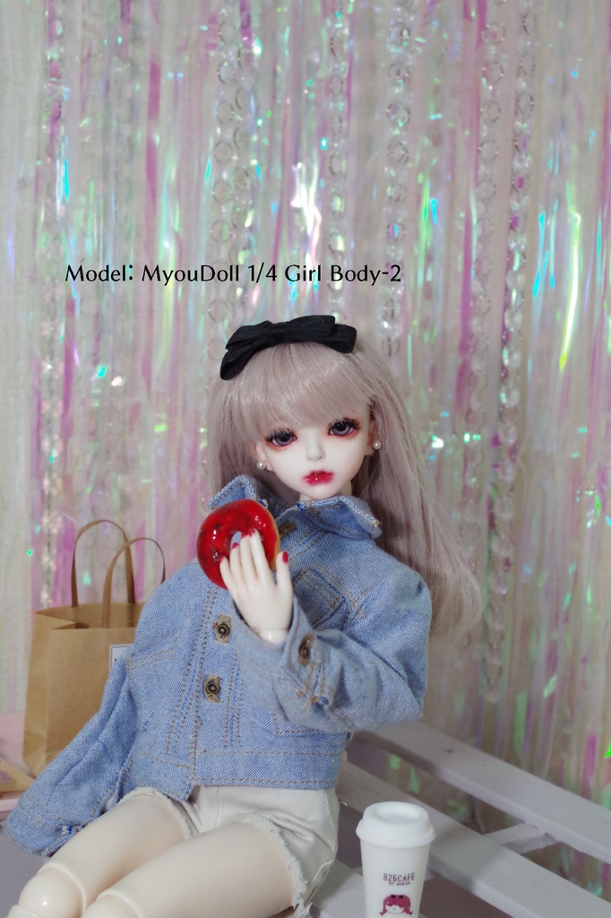 【ドーナツ  1/4～1/3サイズ】　フェイクフード　ドール用　ぬい用　ミニチュアフード　MDD　DD　撮影小物　40cmドール　50cmドール　60cmドール　70cmドール　75cmドール　MYOUDOLL　TelesthesiaDoll　BJD CROBI　Luts　SDM　SD　食品　模型　