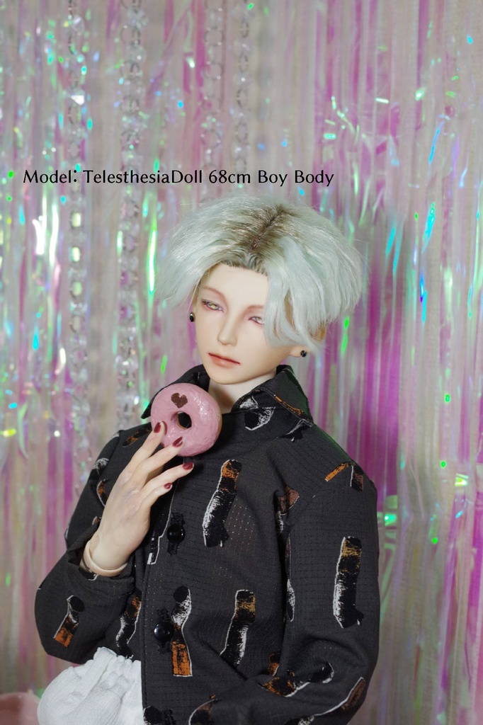 【ドーナツ  1/4～1/3サイズ】　フェイクフード　ドール用　ぬい用　ミニチュアフード　MDD　DD　撮影小物　40cmドール　50cmドール　60cmドール　70cmドール　75cmドール　MYOUDOLL　TelesthesiaDoll　BJD CROBI　Luts　SDM　SD　食品　模型　