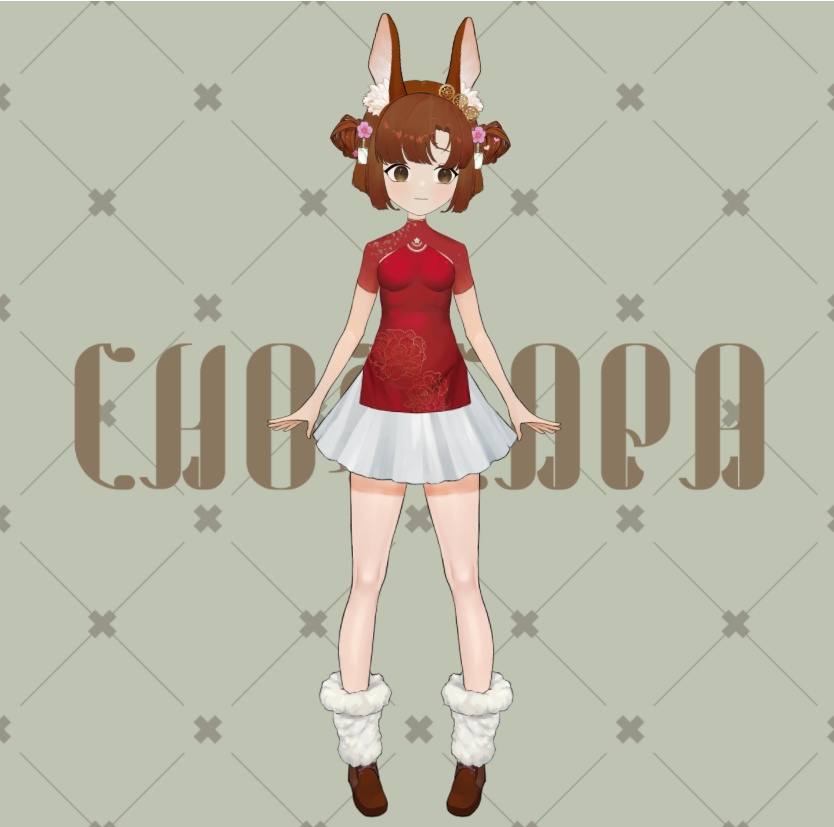 Free Live2D Model Rabbit girl/ウサギ女子Live2Dモデル