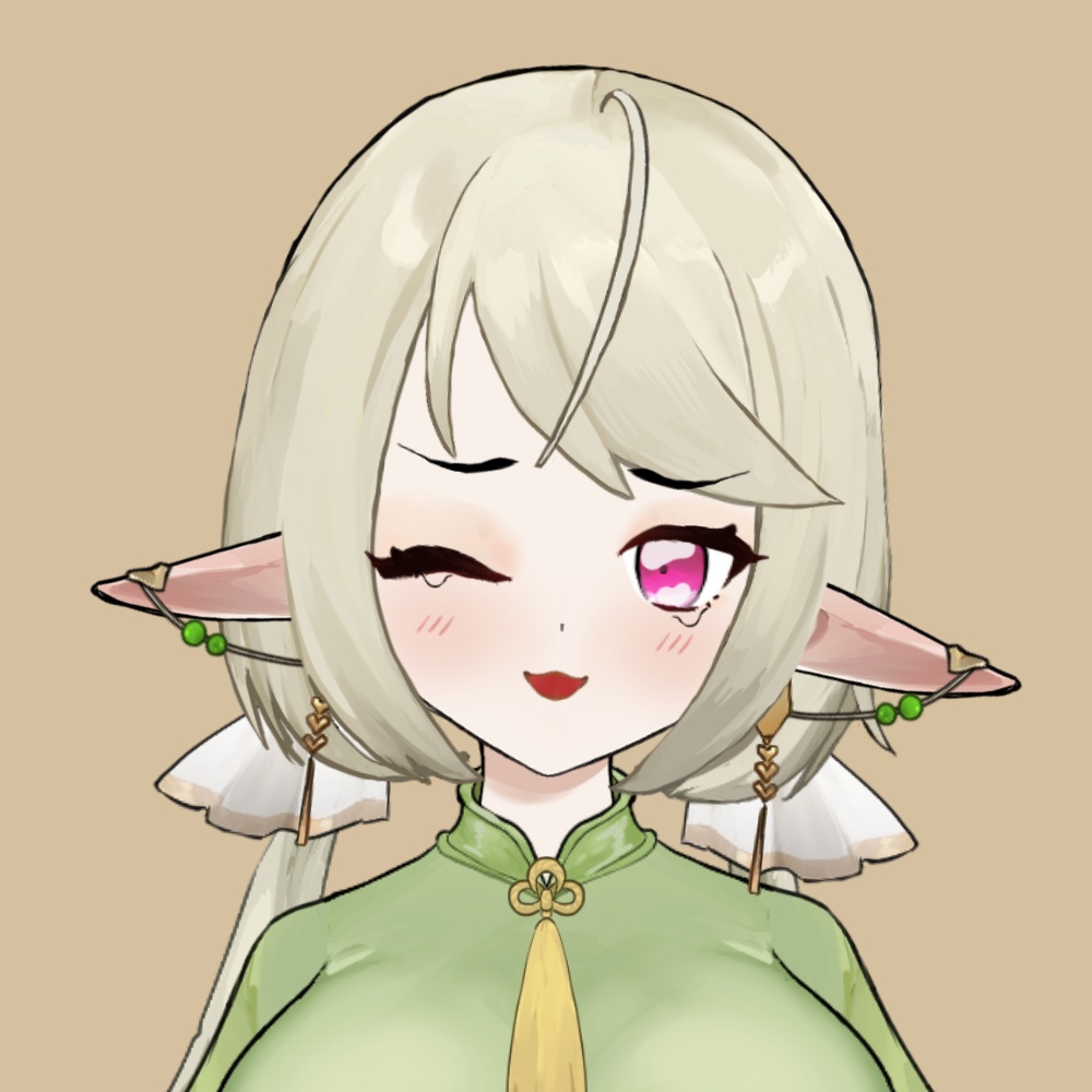 Live2D Free Elf Model/Live2D無料配布エルフモデル