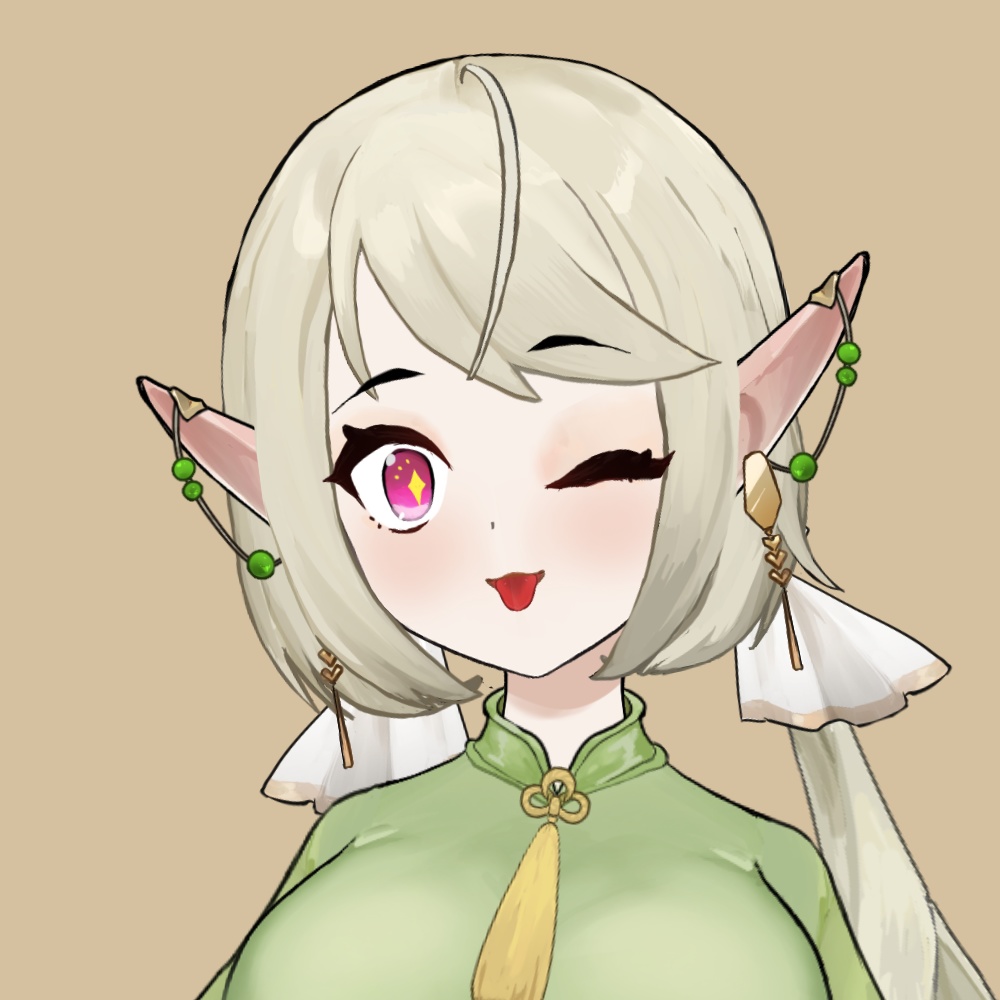 Live2D Free Elf Model/Live2D無料配布エルフモデル