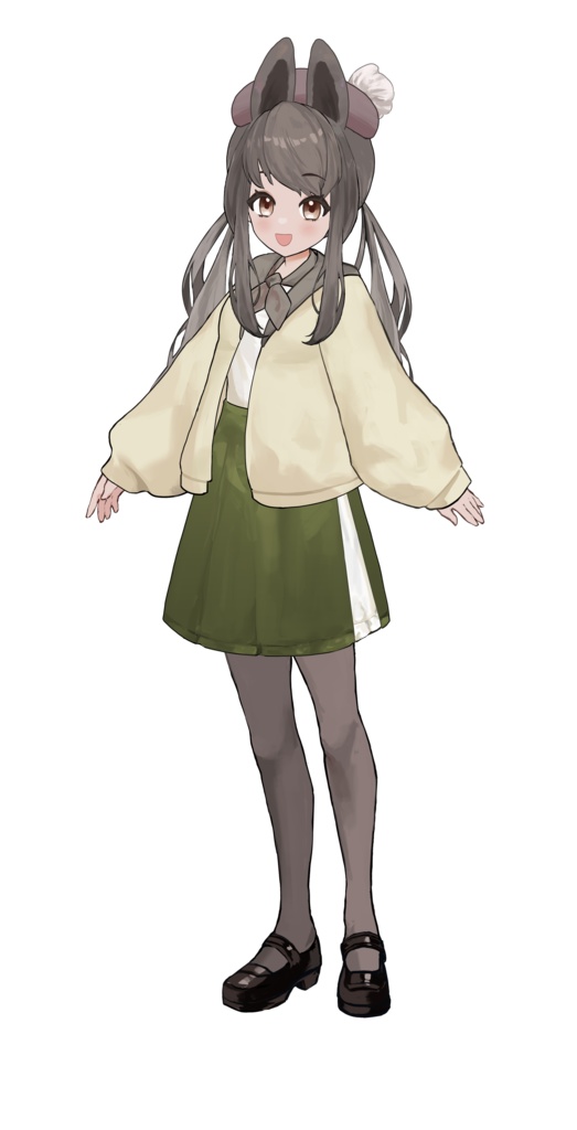 Bunny student model(for VTS)/うさぎ学生風モデル(VTS対応)