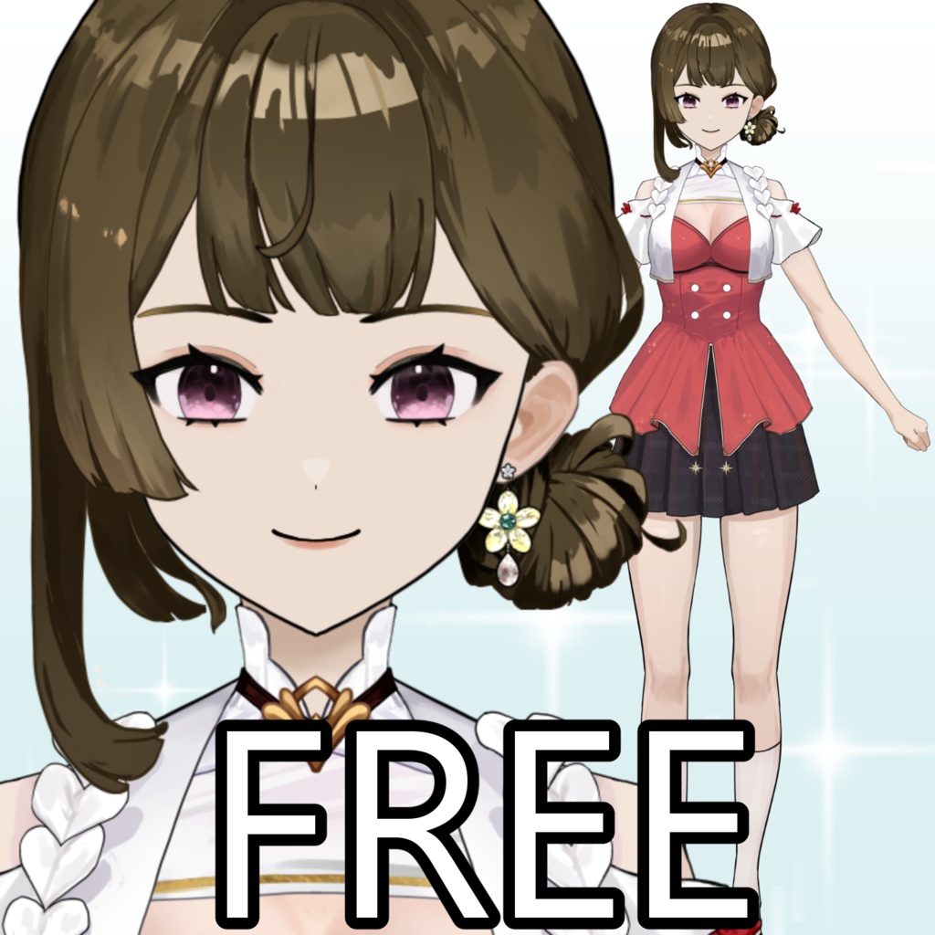 無料アイドル風女性モデル/FREE