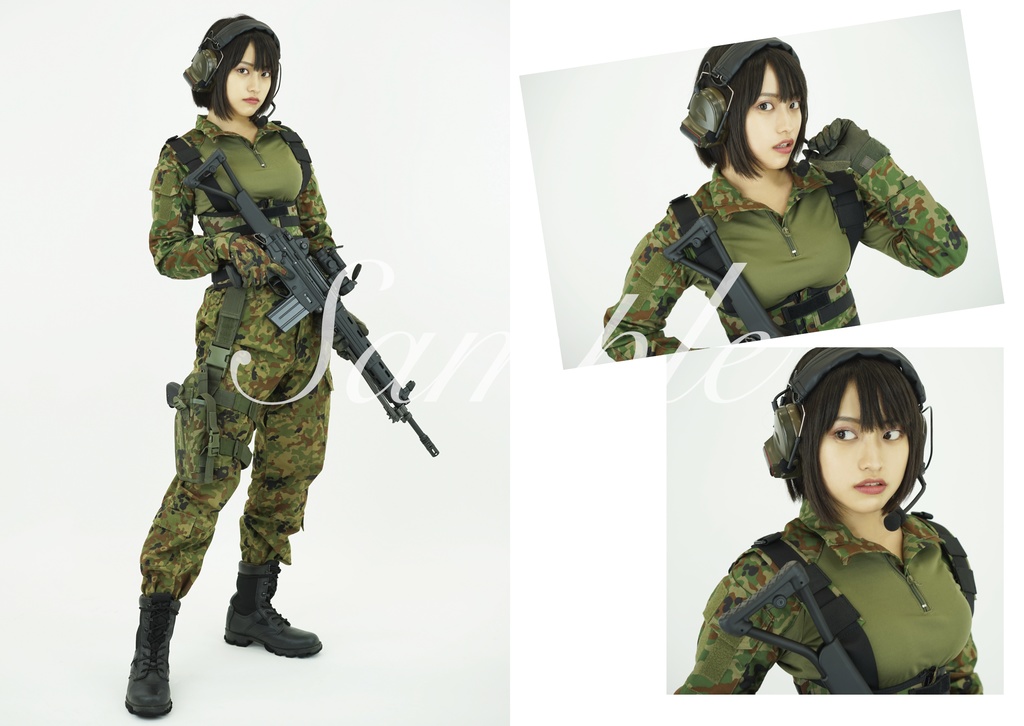 【残りわずか・C101新刊】迷彩女子【クリアポスター付き】倉庫発送