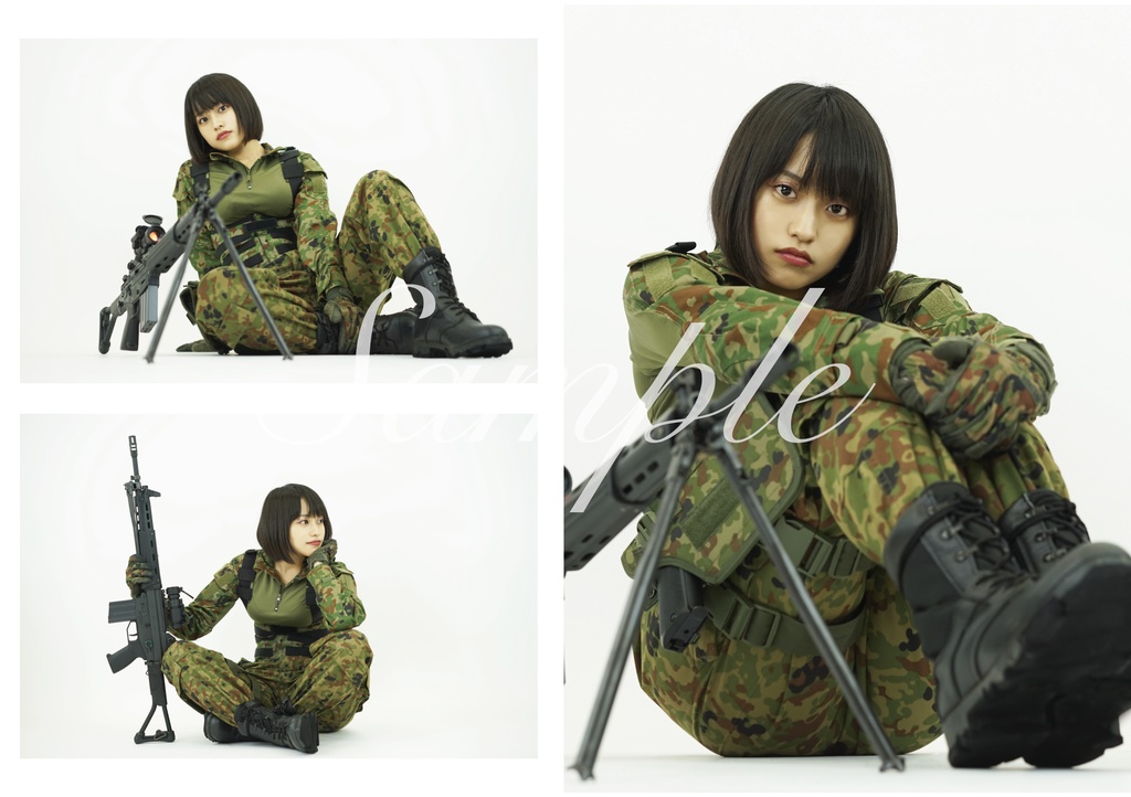 【残りわずか・C101新刊】迷彩女子【クリアポスター付き】倉庫発送