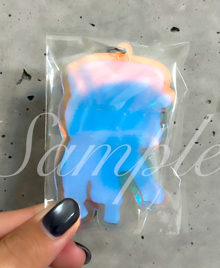 【再入荷】かざりちゃんオーロラアクキー単品【倉庫から発送】