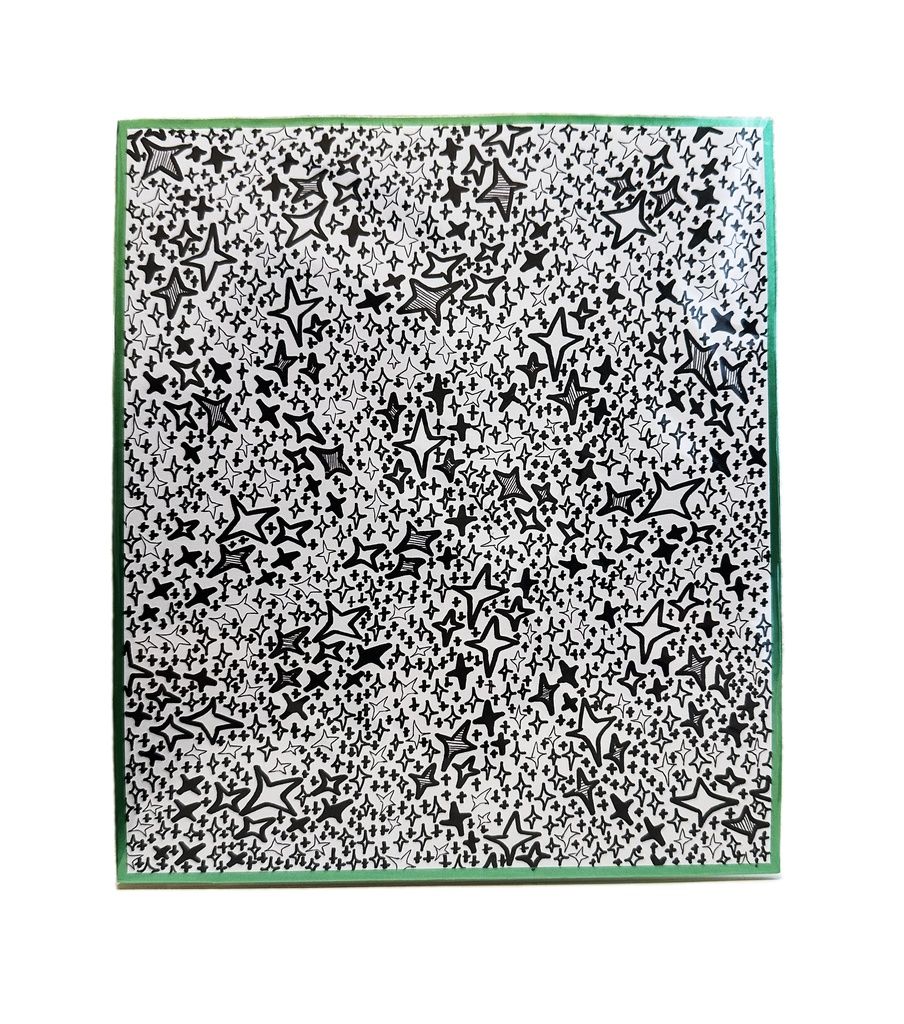 【売約済み】原画色紙 "KiraKira No.1"【一点もの・サイン入り】