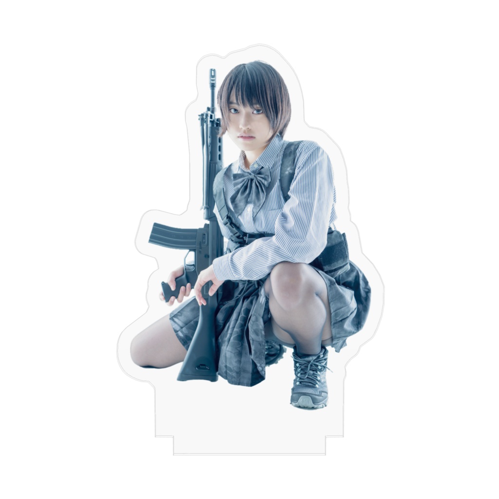 【通販限定】武装JKアクリルスタンド(しゃがみ姿ver)