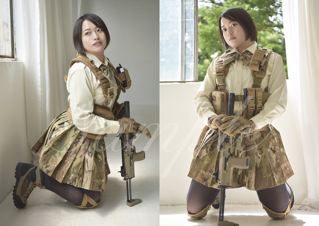 【C108新刊】武装JK(マルチカム)【写真集単品】