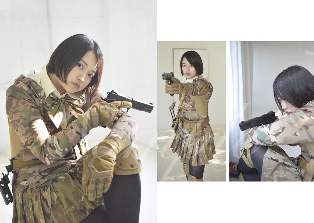 【C108新刊】武装JK(マルチカム)【写真集単品】