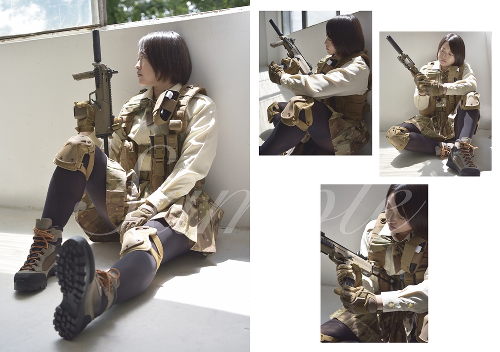 【C108新刊】武装JK(マルチカム)【写真集単品】