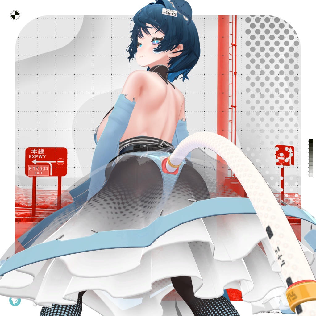 3+1(さん↑ぷらす→うの↑)【オリジナル3Dモデル】