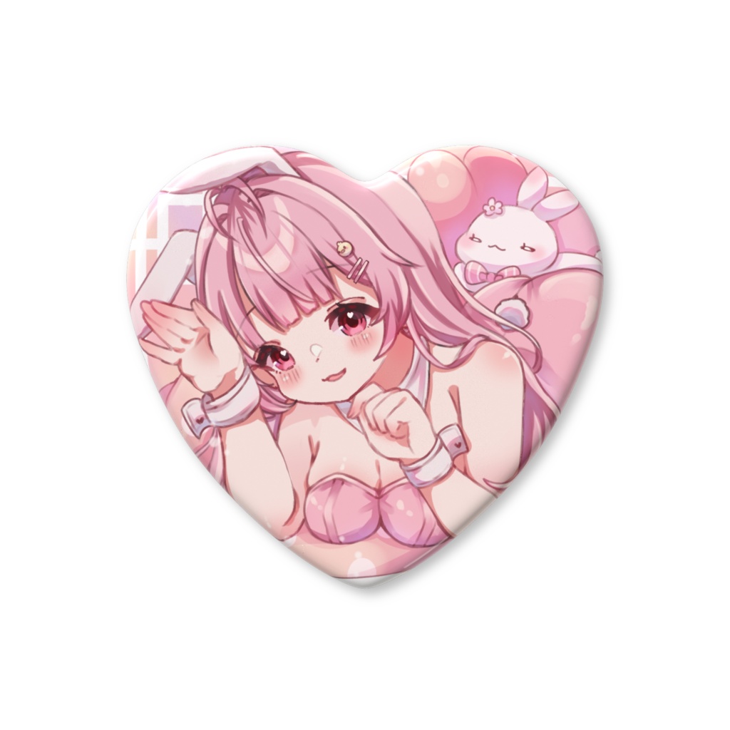 すみれバニー♡缶バッジ