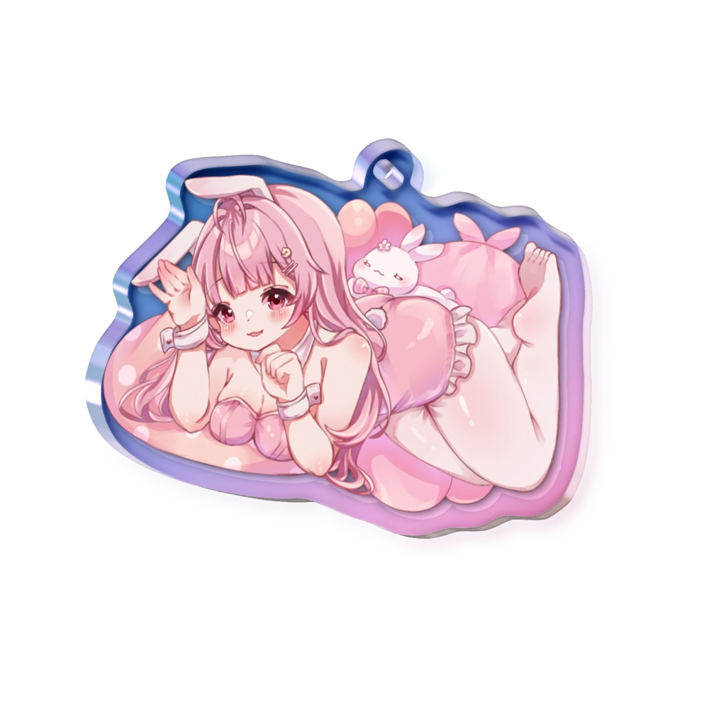 すみれバニー♡オーロラアクキー