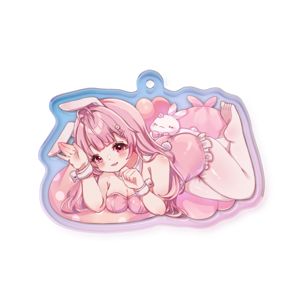 すみれバニー♡オーロラアクキー