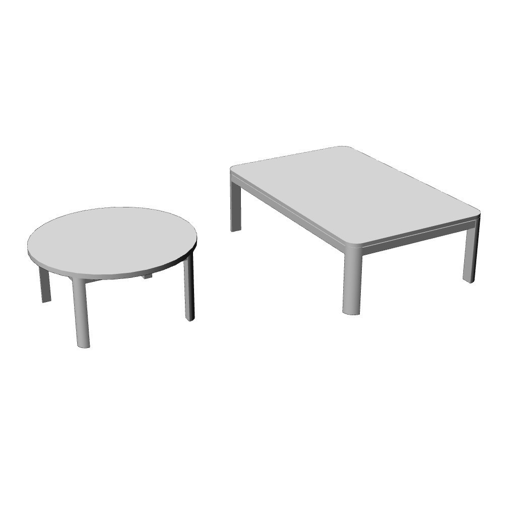 【イラスト・漫画】テーブル 3D素材