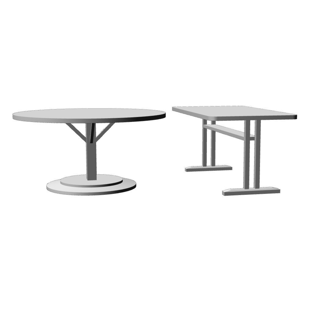 【イラスト・漫画】テーブル 3D素材