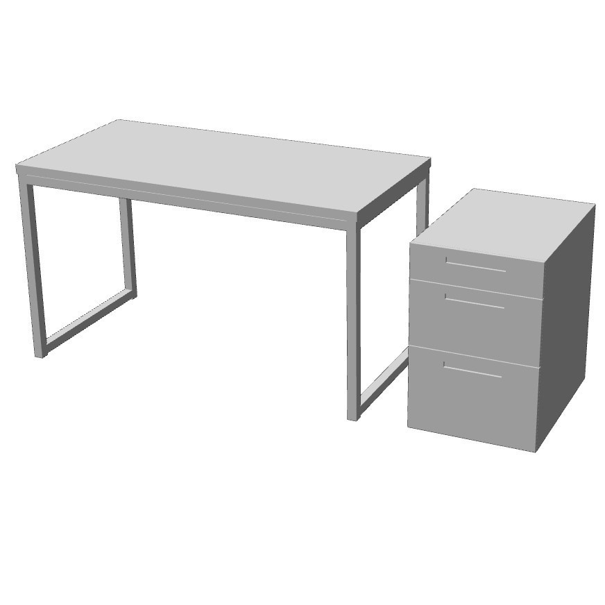 【イラスト・漫画】机 3D素材