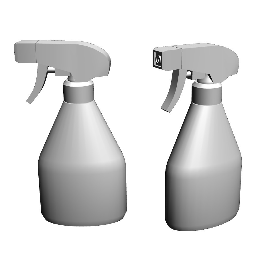 【イラスト・漫画】洗剤・洗浄容器 3D素材