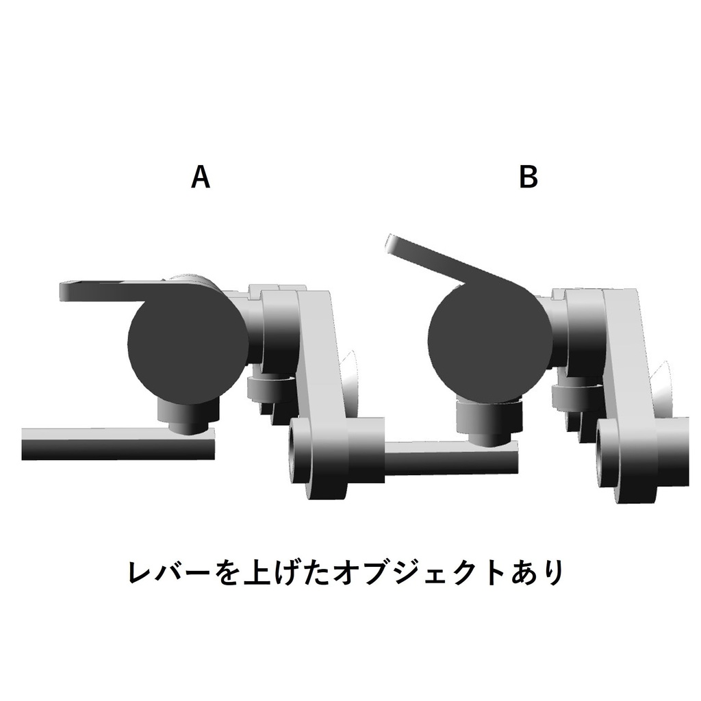 【イラスト・漫画】浴室水栓 3D素材