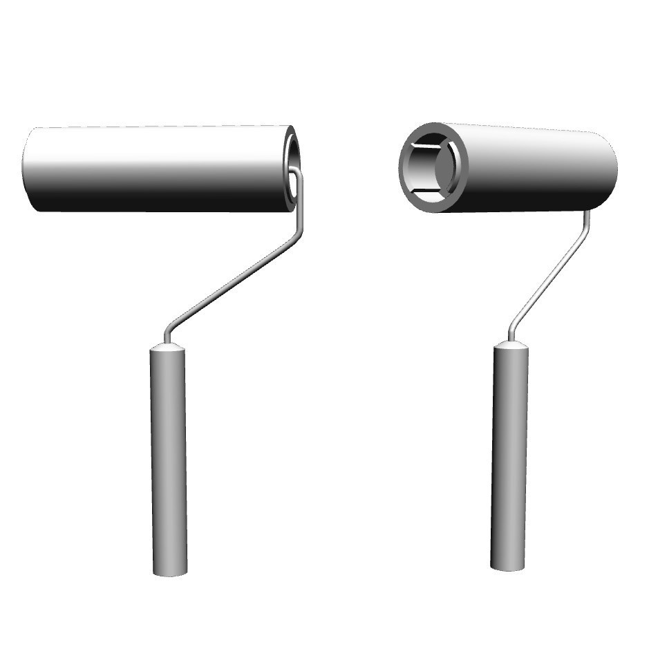 【イラスト・漫画】カーペットクリーナー 3D素材