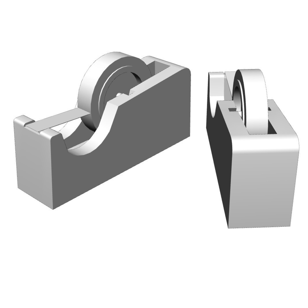 【イラスト・漫画】セロハンテープ 3D素材