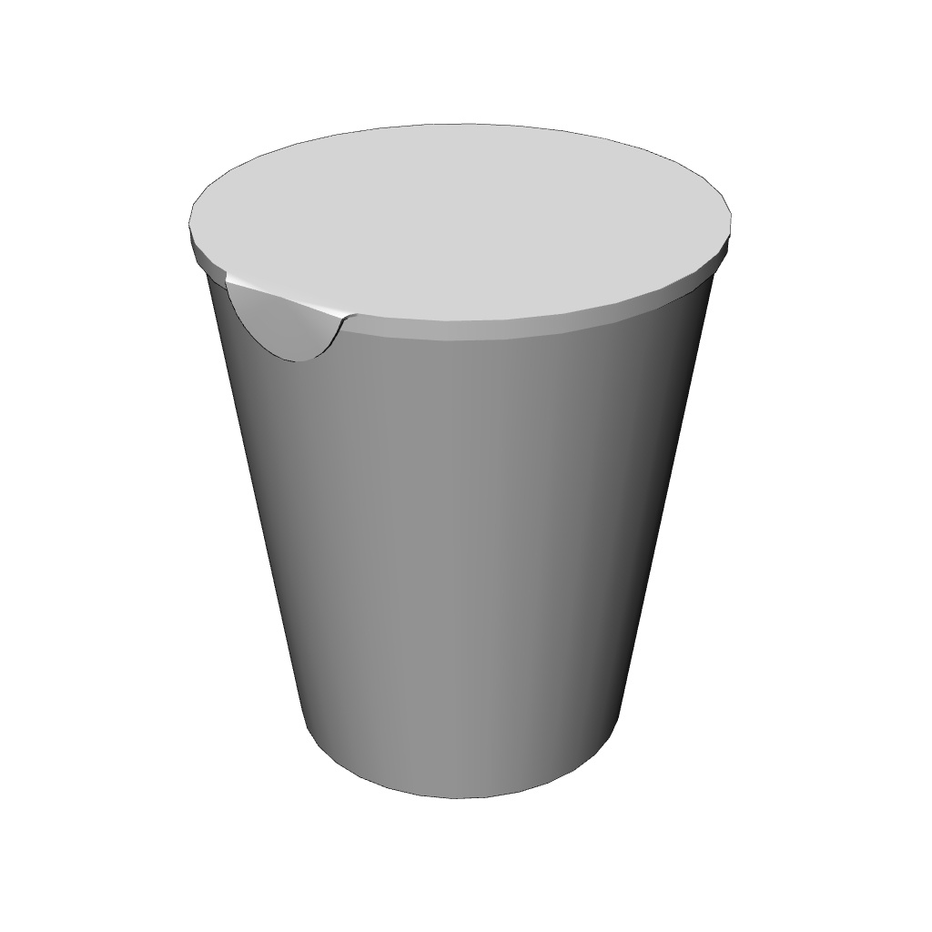 【イラスト・漫画】カップ麺(カップ) 3D素材